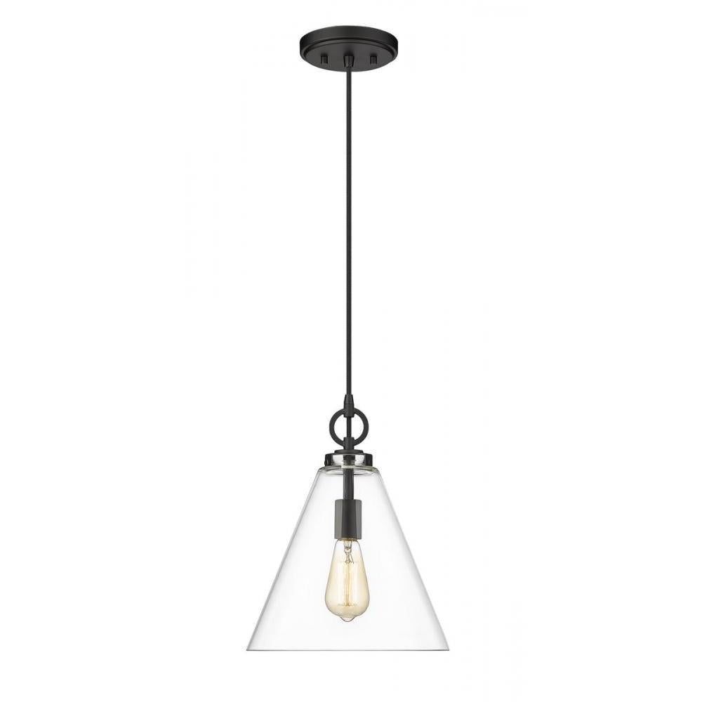1 Light Pendant-Clear