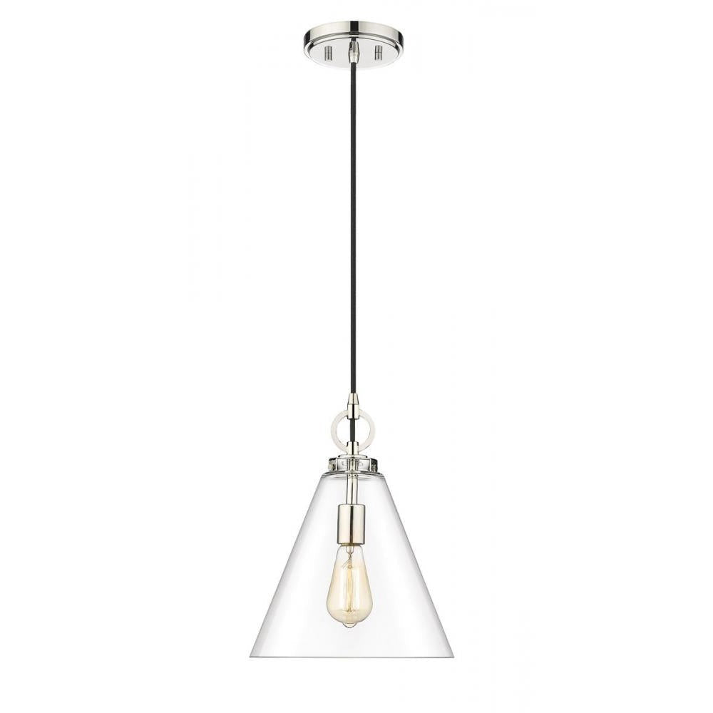 Z-Lite Lighting 3034P11-PN Pendant Light Fixture Americana - Nickel (OPEN BOX SALE)