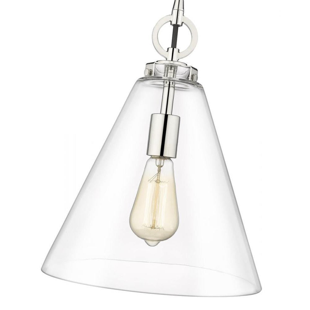 Z-Lite Lighting 3034P11-PN Pendant Light Fixture Americana - Nickel (OPEN BOX SALE)