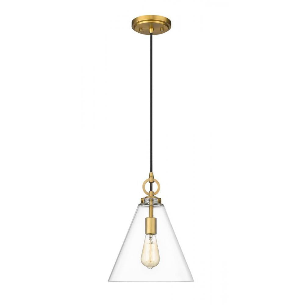 1 Light Pendant-Clear