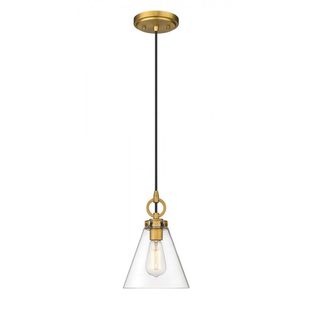 1 Light Pendant-Clear