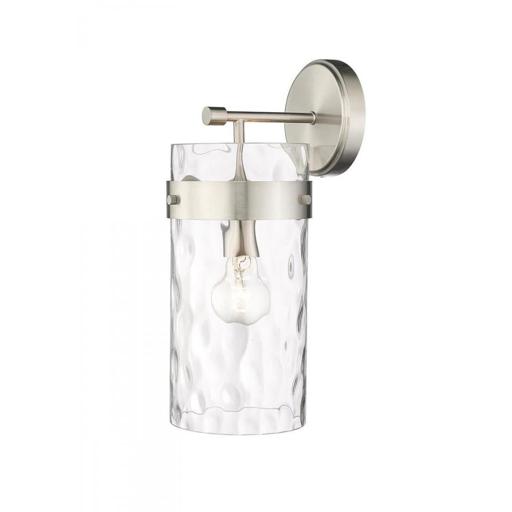 1 Light Wall Sconce-Clear