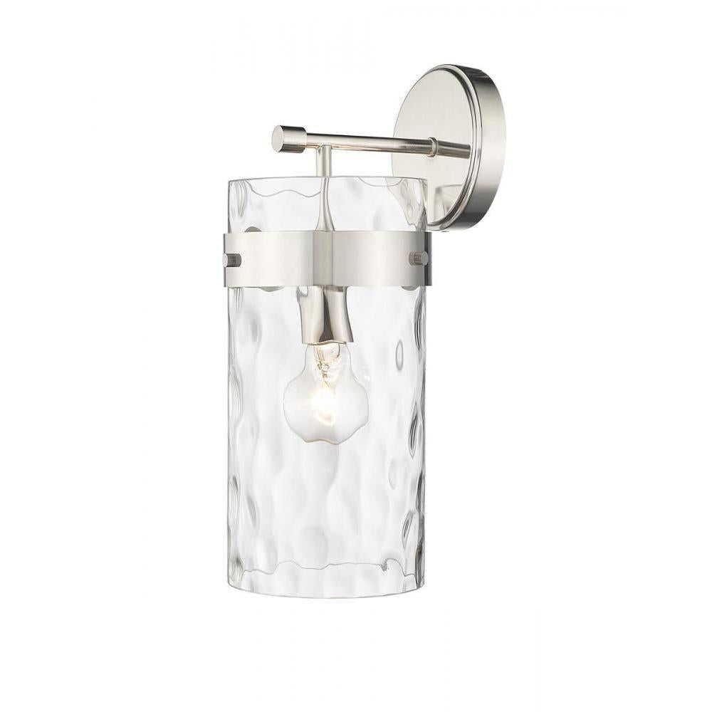 1 Light Wall Sconce-Clear