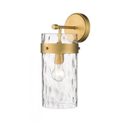 1 Light Wall Sconce-Clear