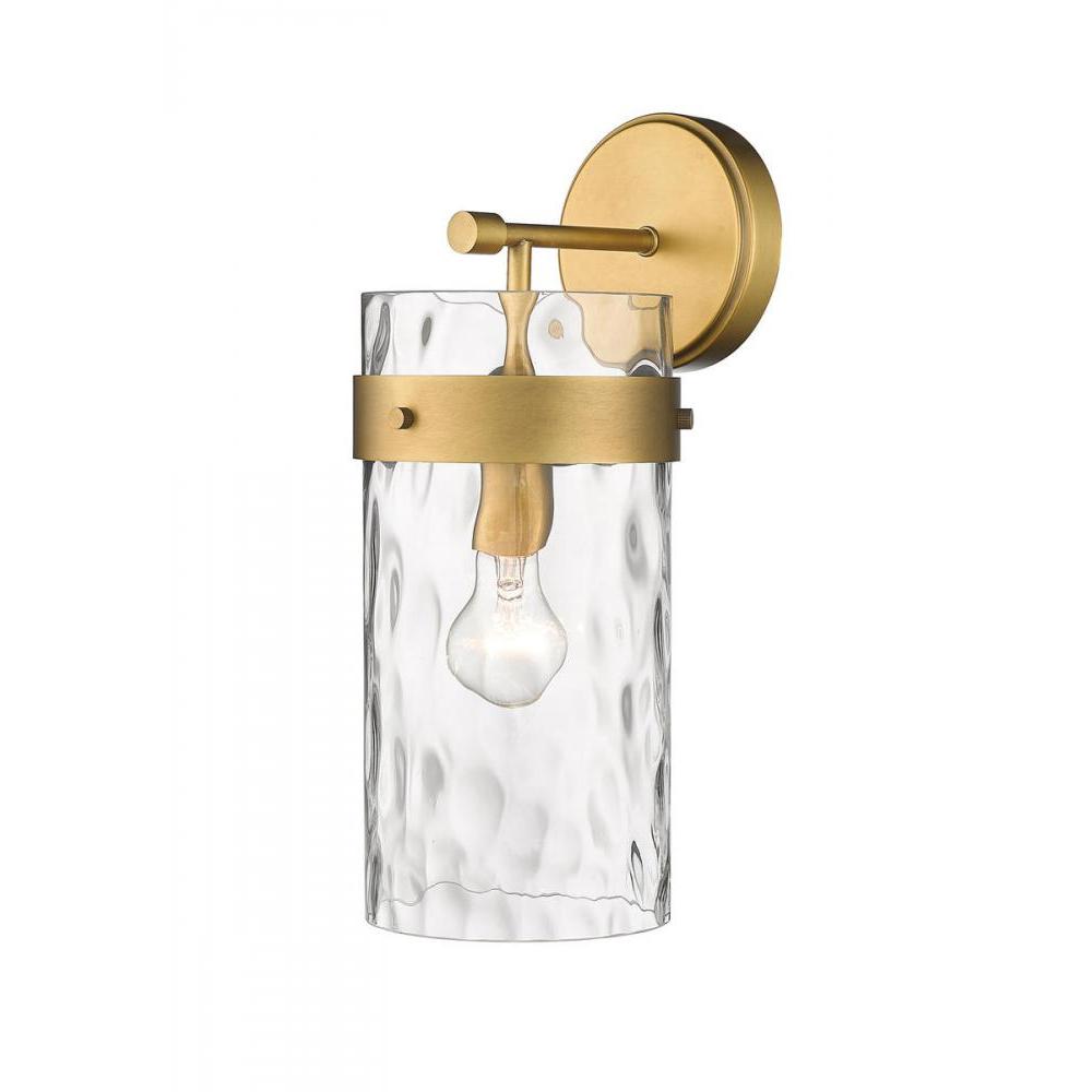 1 Light Wall Sconce-Clear