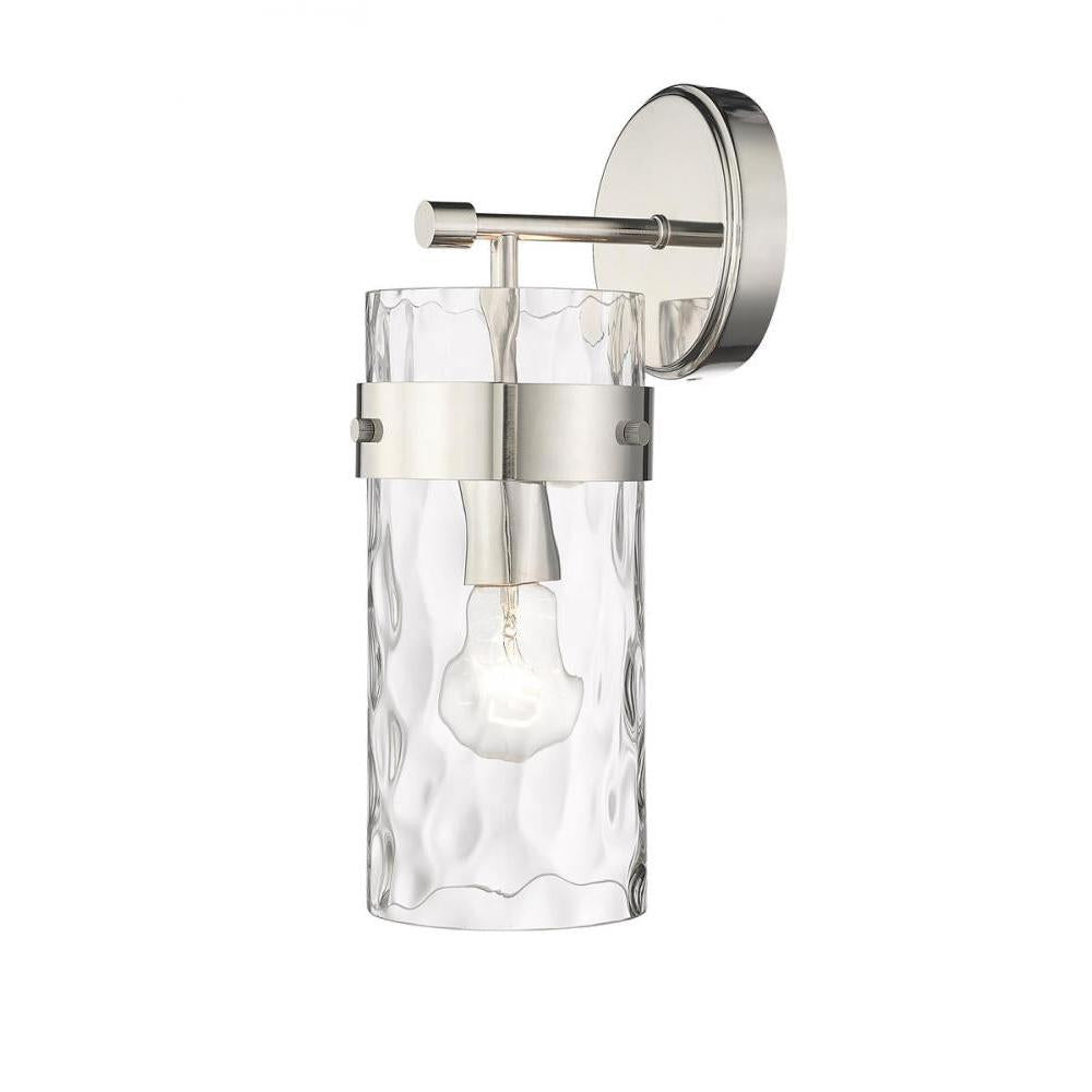 1 Light Wall Sconce-Clear