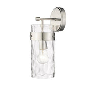 1 Light Wall Sconce-Clear