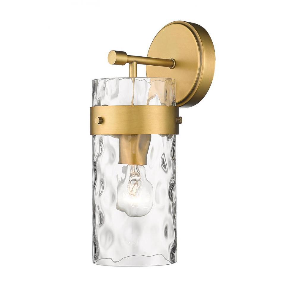 1 Light Wall Sconce-Clear
