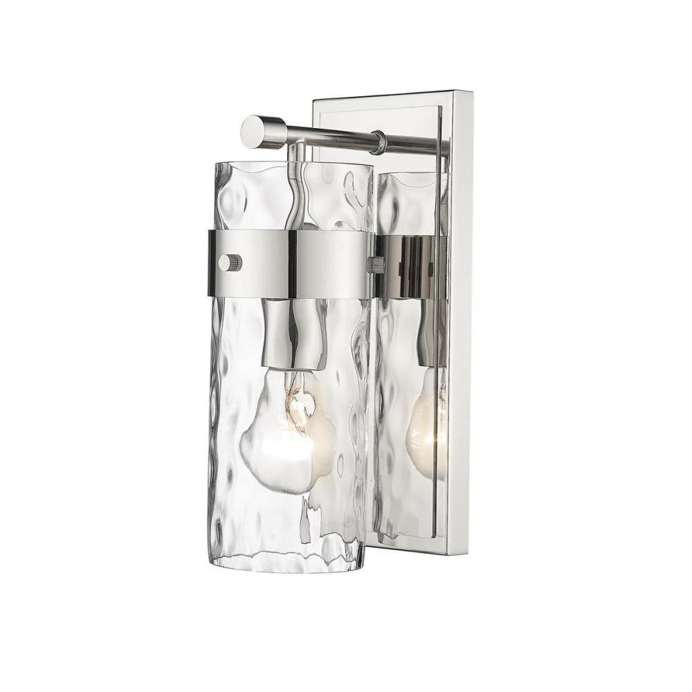 1 Light Wall Sconce-Clear