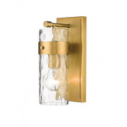 1 Light Wall Sconce-Clear