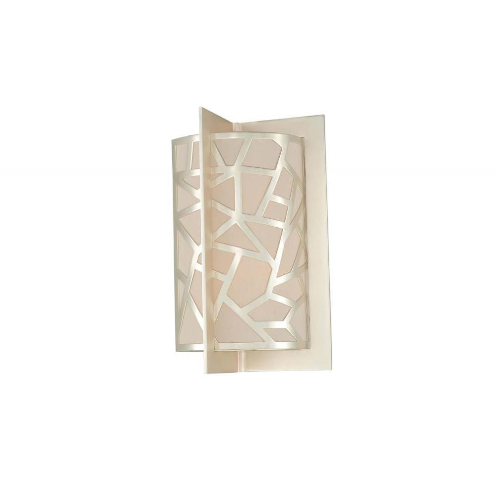 Miramar 8 Inch Wall Sconce – Rose Silver – 303521RS