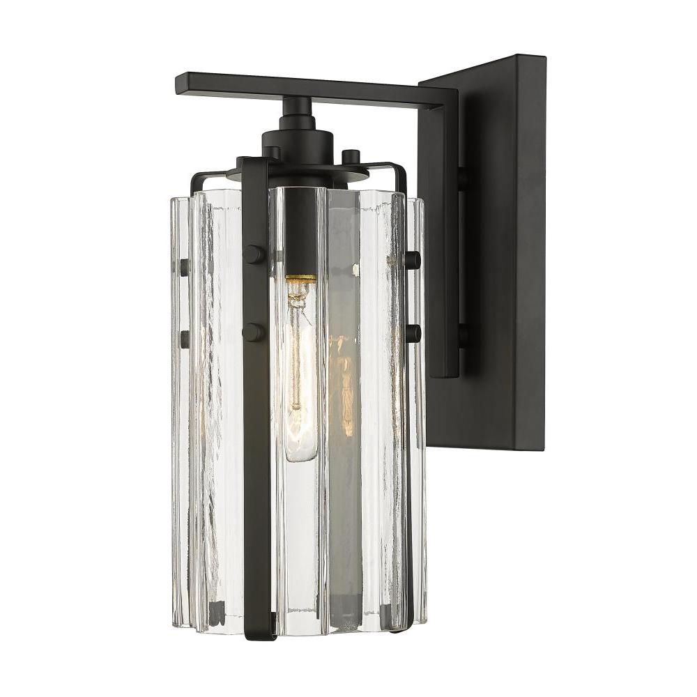 1 Light Wall Sconce-Clear
