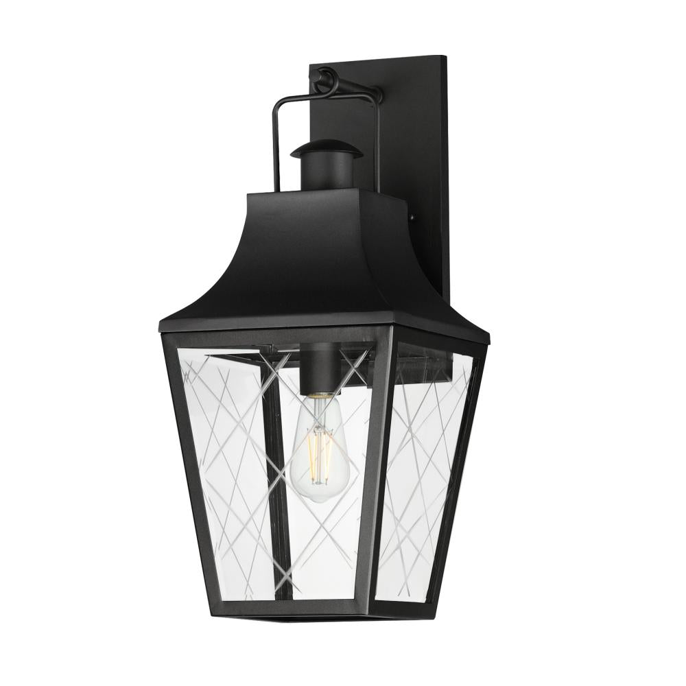Storybook 9.5 Inch Outdoor Hanging Lantern – Black