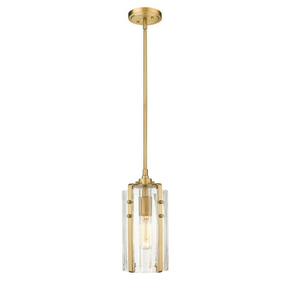 1 Light Pendant-Clear