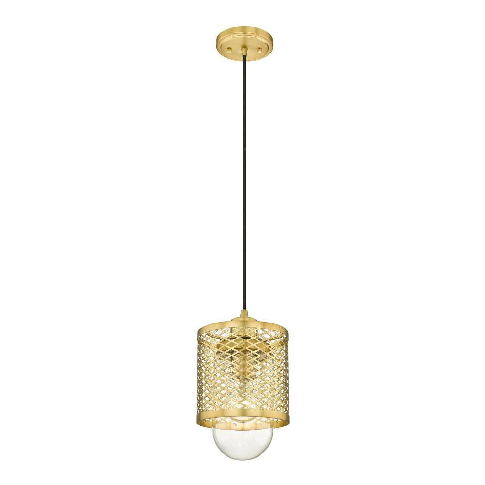 1 Light Pendant-Clear