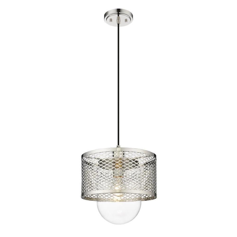 1 Light Pendant-Clear