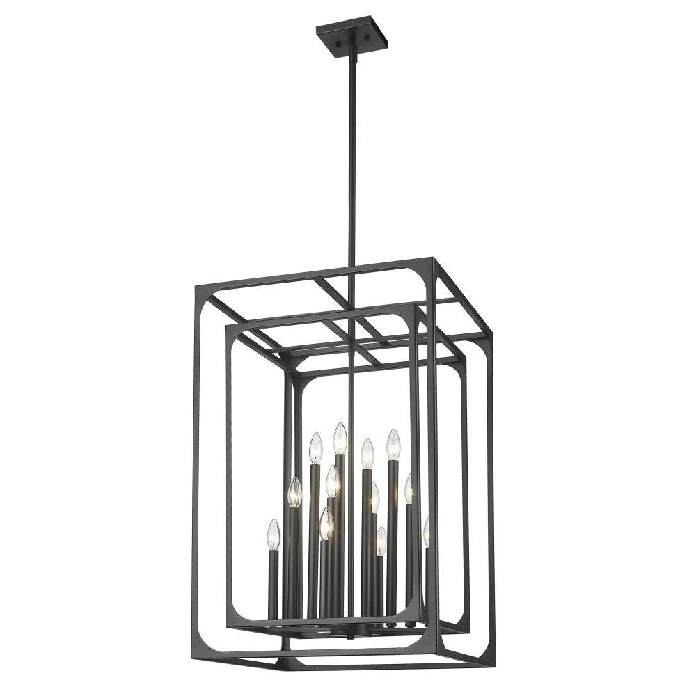 Z-Lite Lighting 3038-12MB Chandelier Transitional - Black