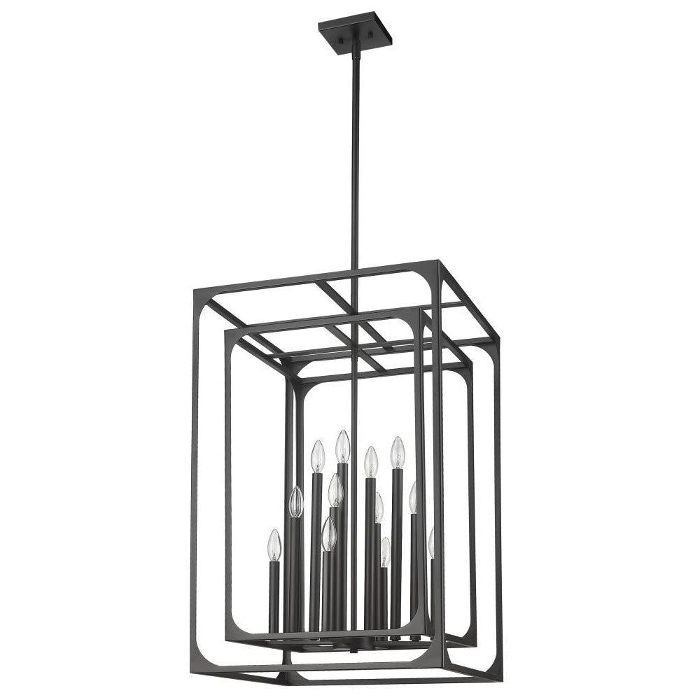 Z-Lite Lighting 3038-12MB Chandelier Transitional - Black