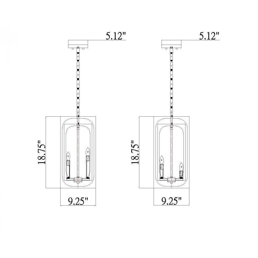 Z-Lite Lighting 3038-4MB Chandelier Transitional - Black