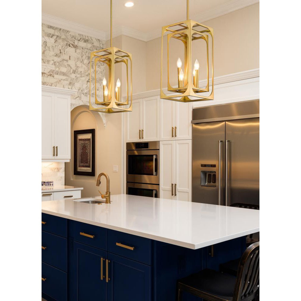 Z-Lite Lighting 3038-4RB Chandelier Transitional - Brass