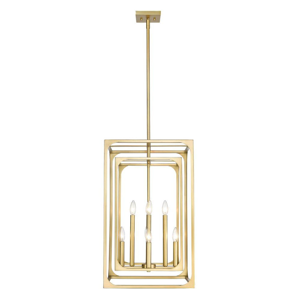 Z-Lite Lighting 3038-8RB Chandelier Transitional - Brass