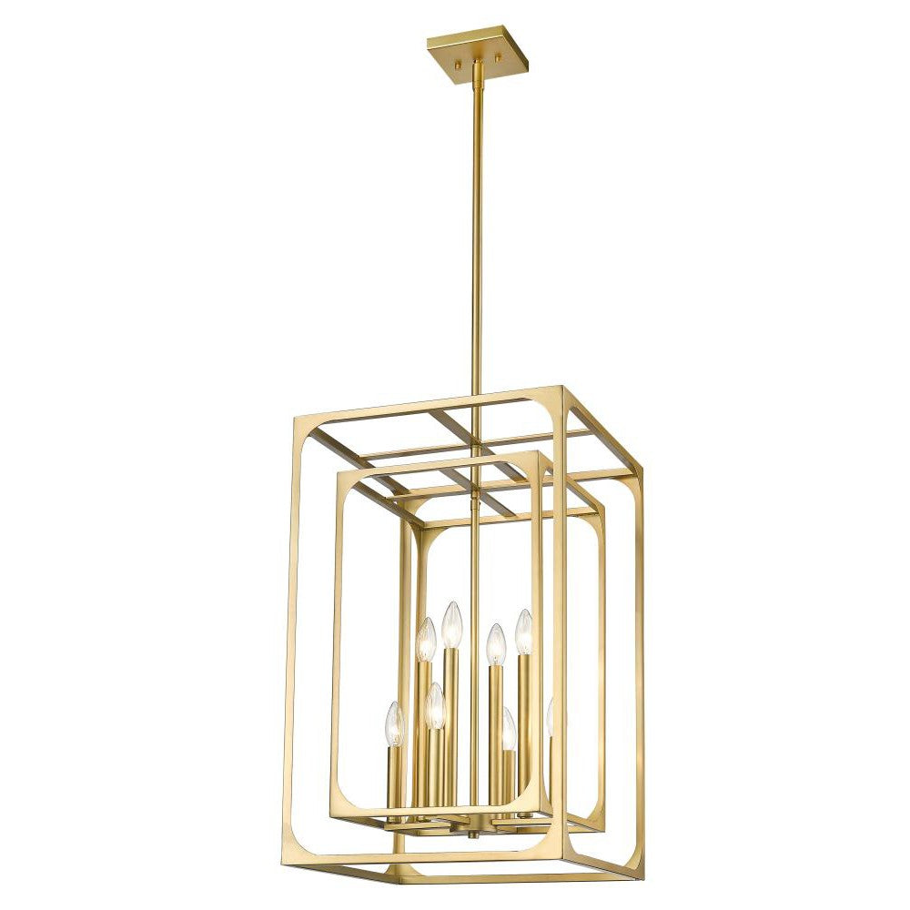 Z-Lite Lighting 3038-8RB Chandelier Transitional - Brass