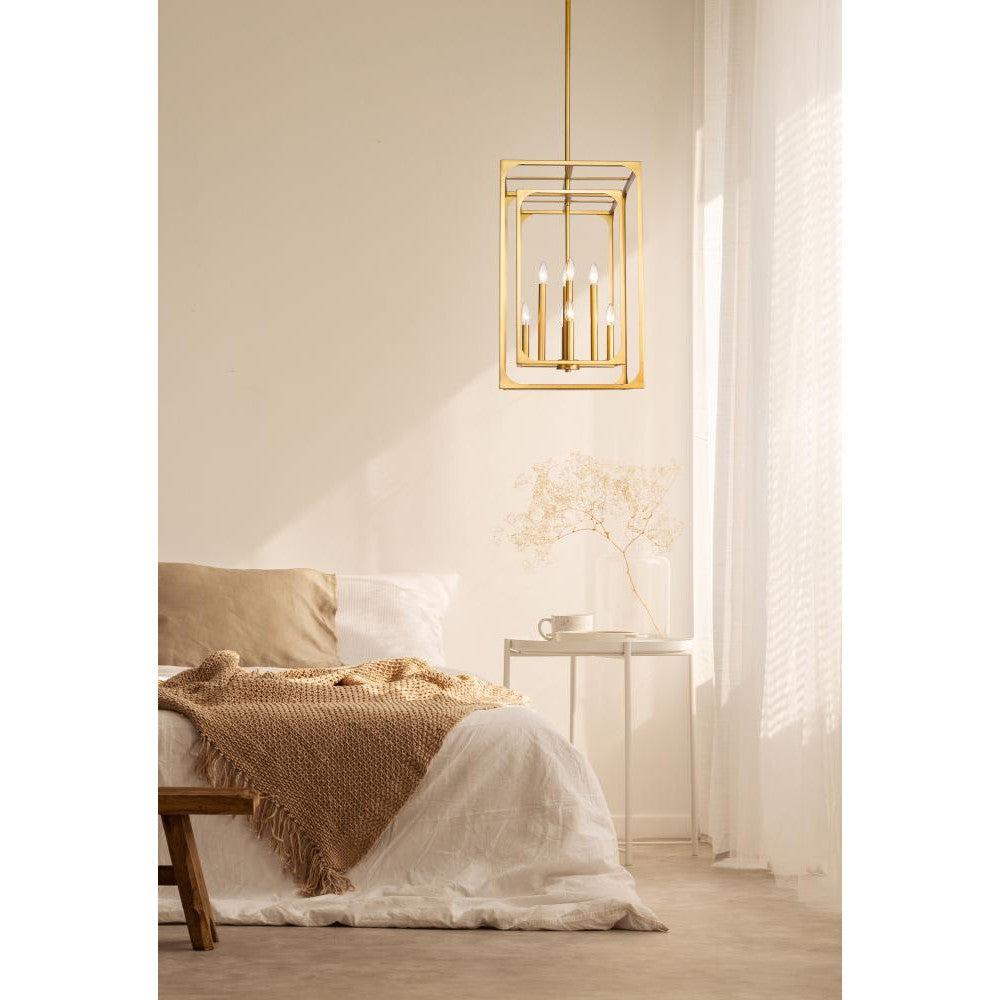 Z-Lite Lighting 3038-8RB Chandelier Transitional - Brass