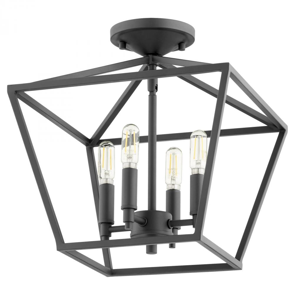 Quorum Lighting GABRIEL 304-13-69 Flush Mount Traditional - Textured Black