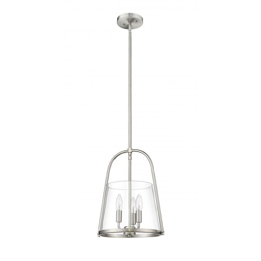 Z-Lite Lighting 3041P12-BN Pendant Contemporary - Nickel