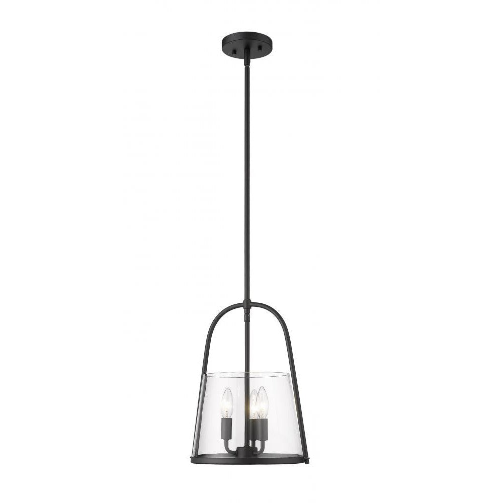 Z-Lite Lighting 3041P12-MB Pendant Contemporary - Black