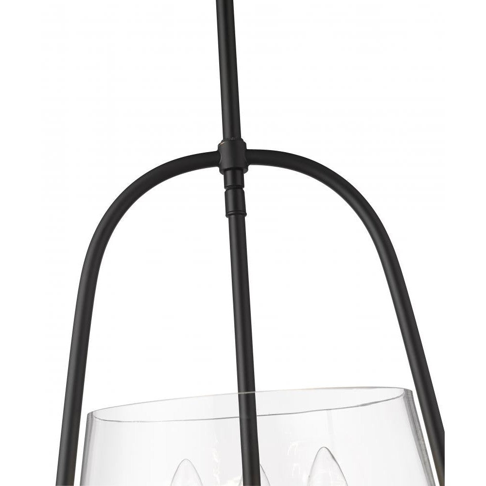 Z-Lite Lighting 3041P12-MB Pendant Contemporary - Black