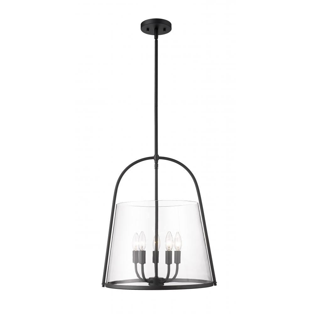 Z-Lite Lighting 3041P18-MB Pendant Contemporary - Black