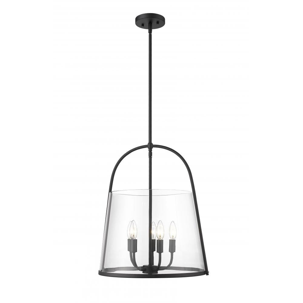 Z-Lite Lighting 3041P18-MB Pendant Contemporary - Black