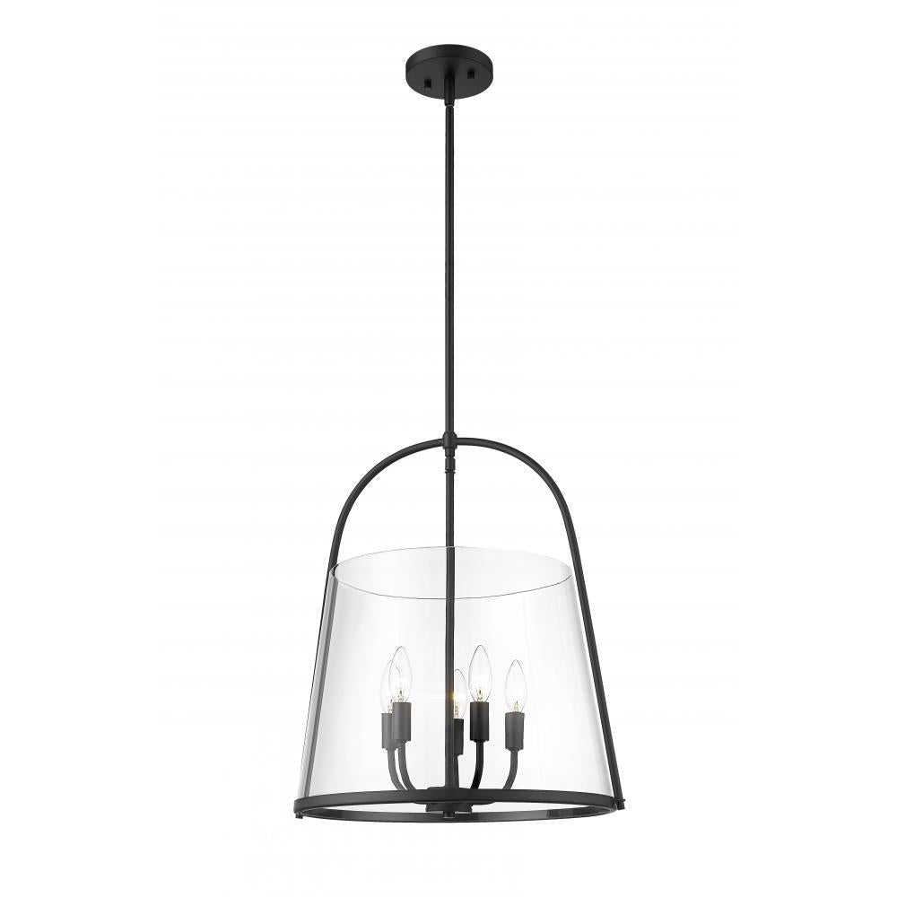 Z-Lite Lighting 3041P18-MB Pendant Contemporary - Black