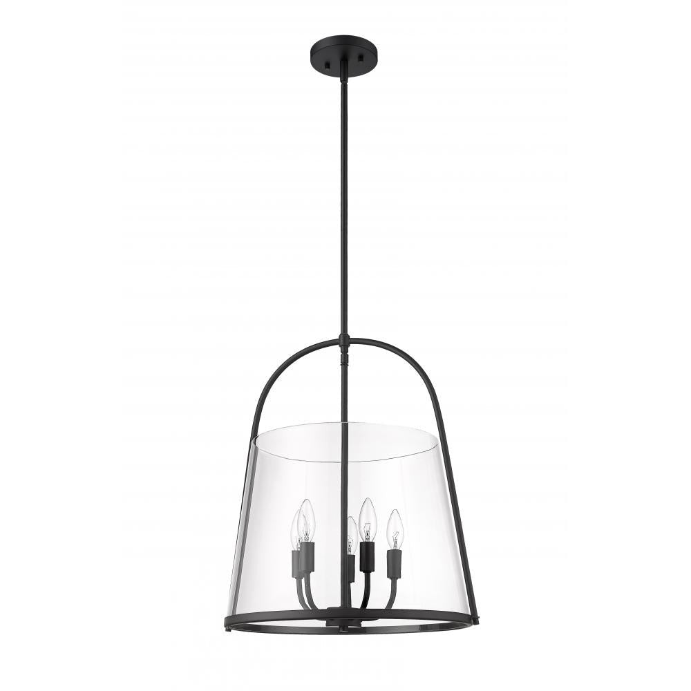 Z-Lite Lighting 3041P18-MB Pendant Contemporary - Black