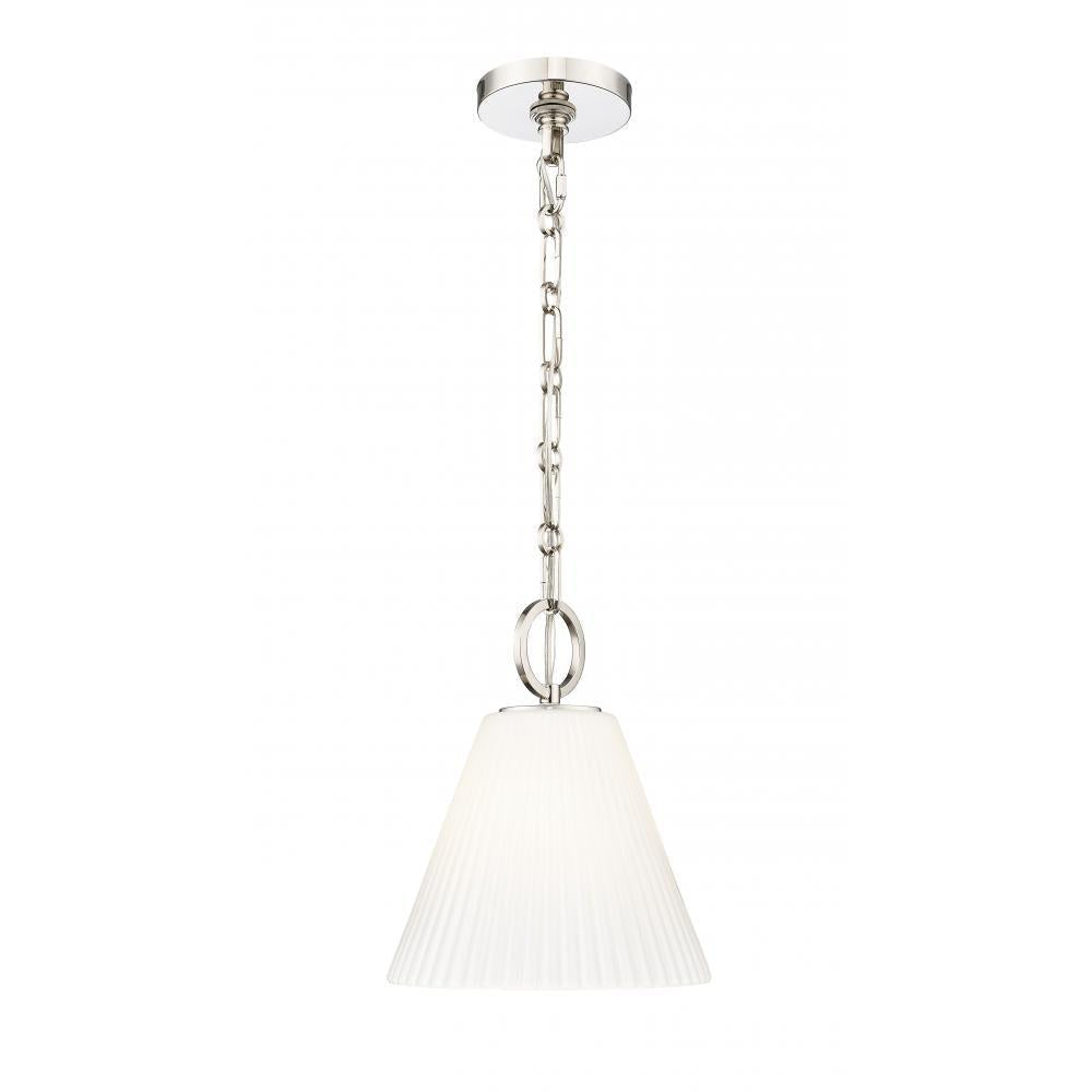 1 Light Pendant-White