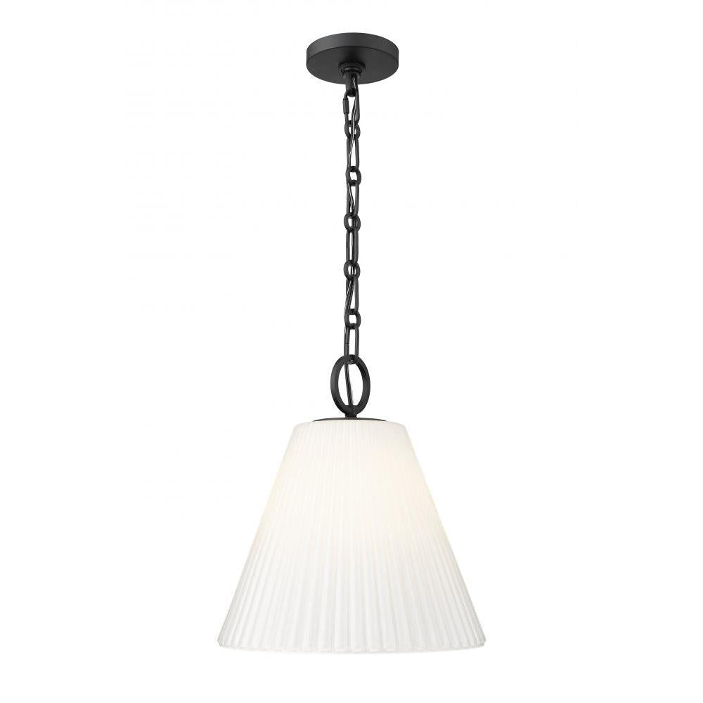 1 Light Pendant-White
