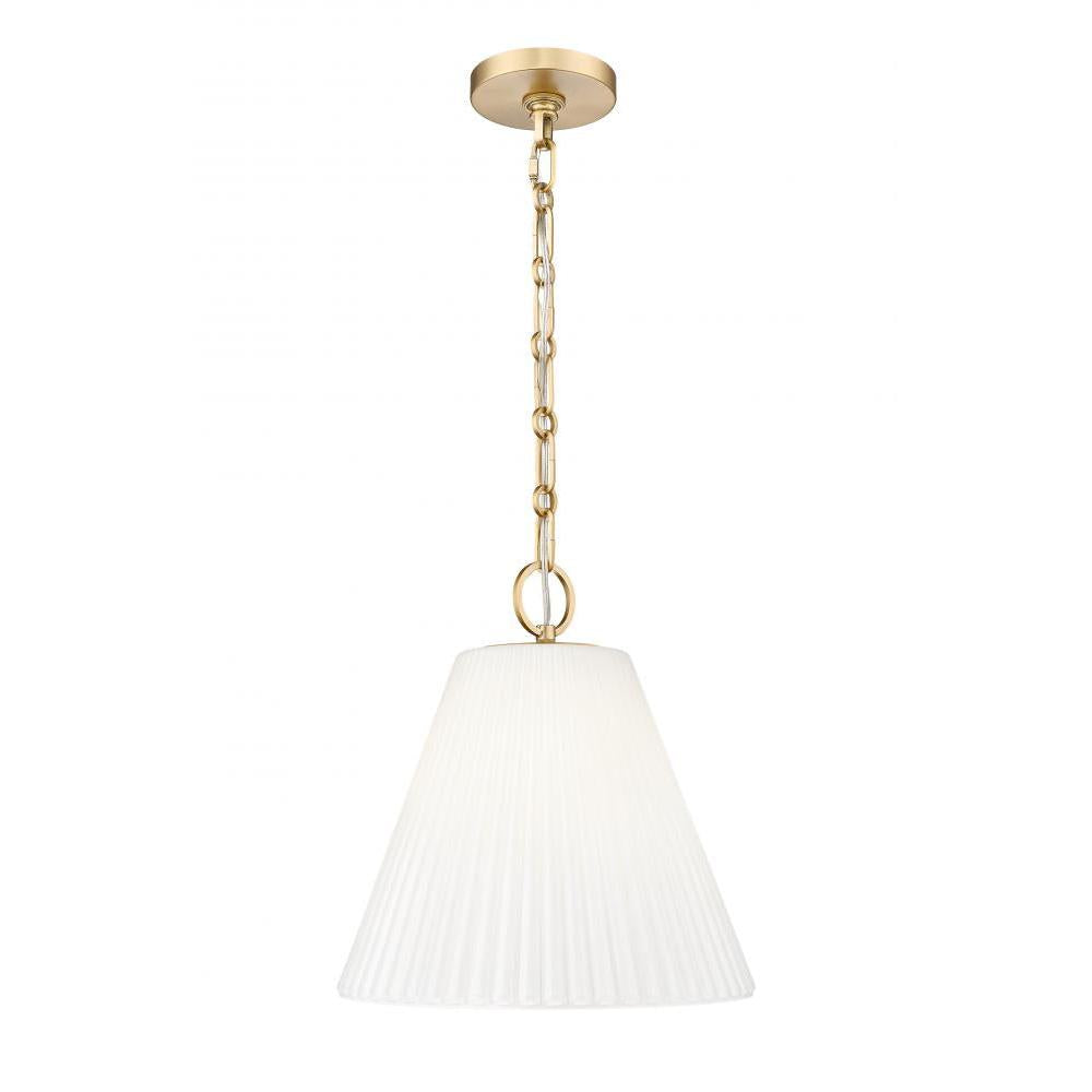 1 Light Pendant-White