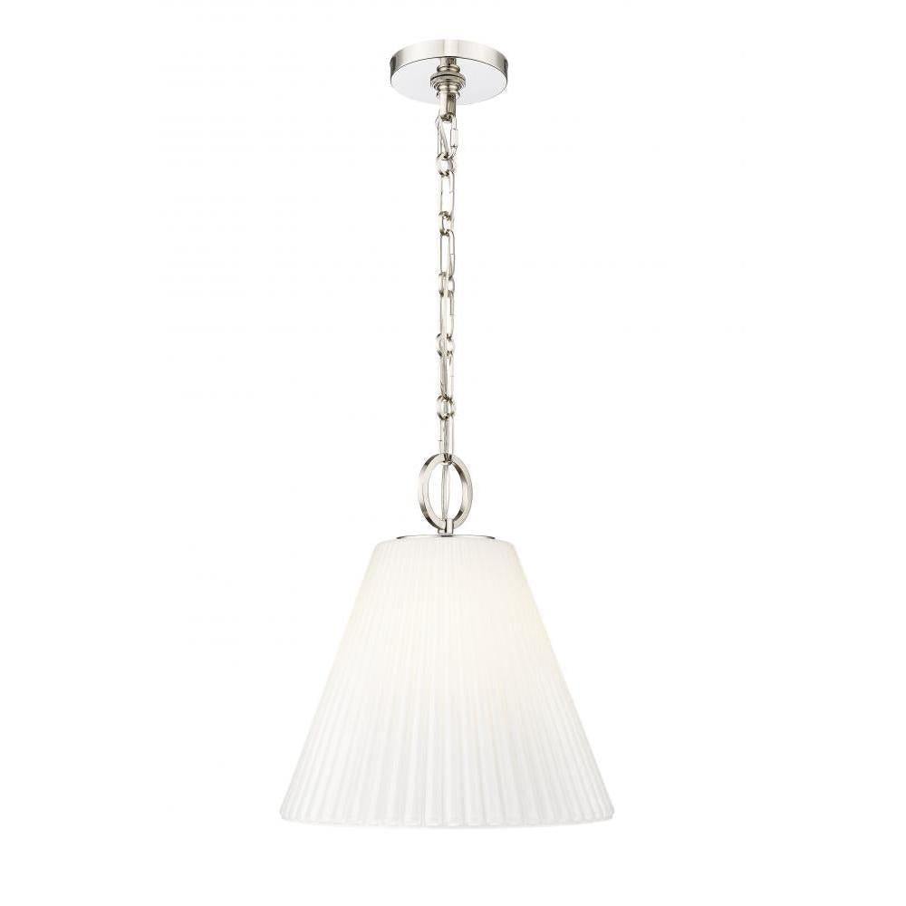 1 Light Pendant-White