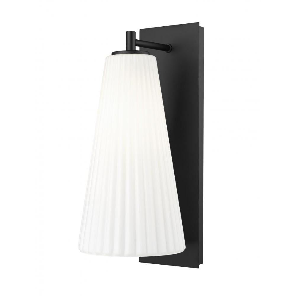 1 Light Wall Sconce-White