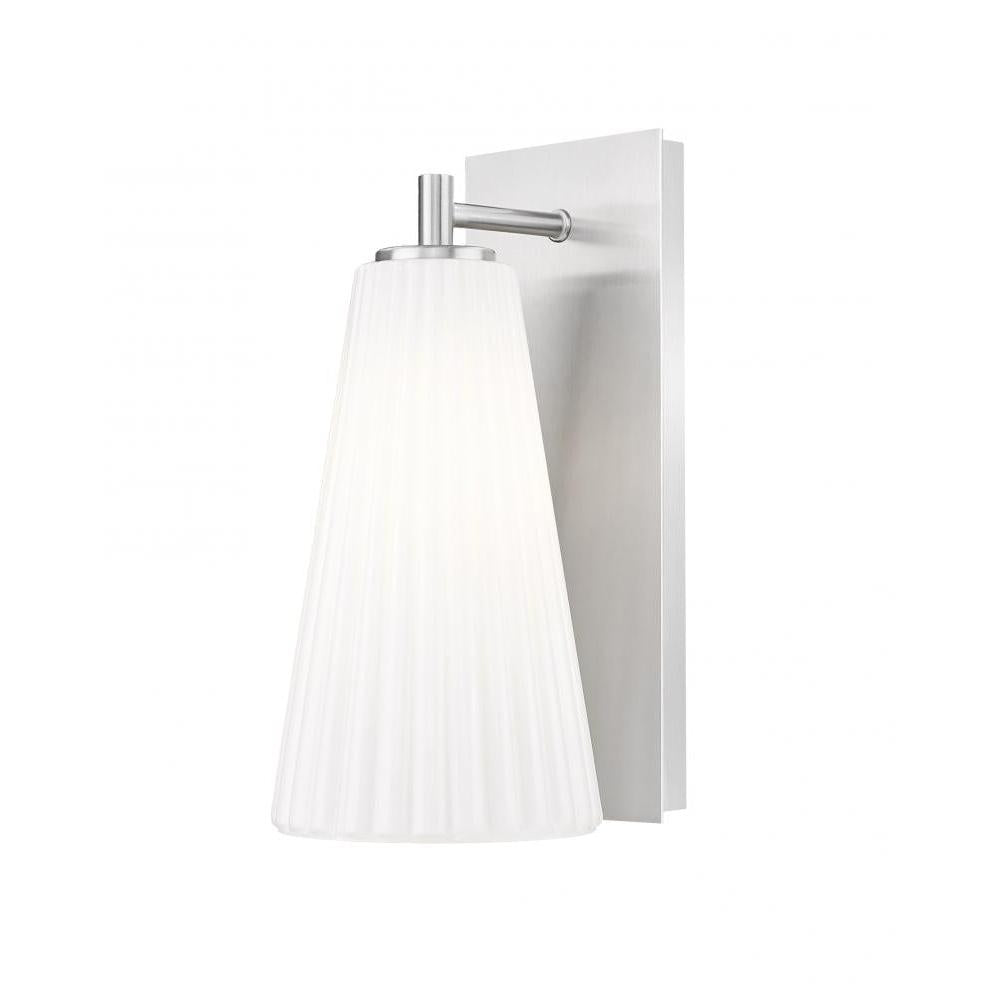 1 Light Wall Sconce-White