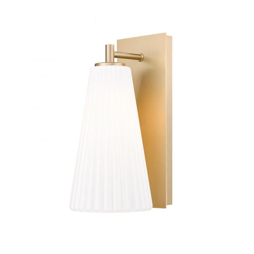 1 Light Wall Sconce-White