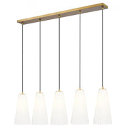 5 Light Linear Chandelier