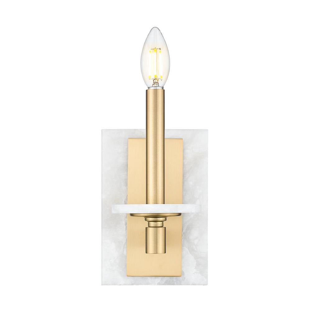 1 Light Wall Sconce-Alabaster