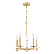 5 Light Chandelier-Alabaster