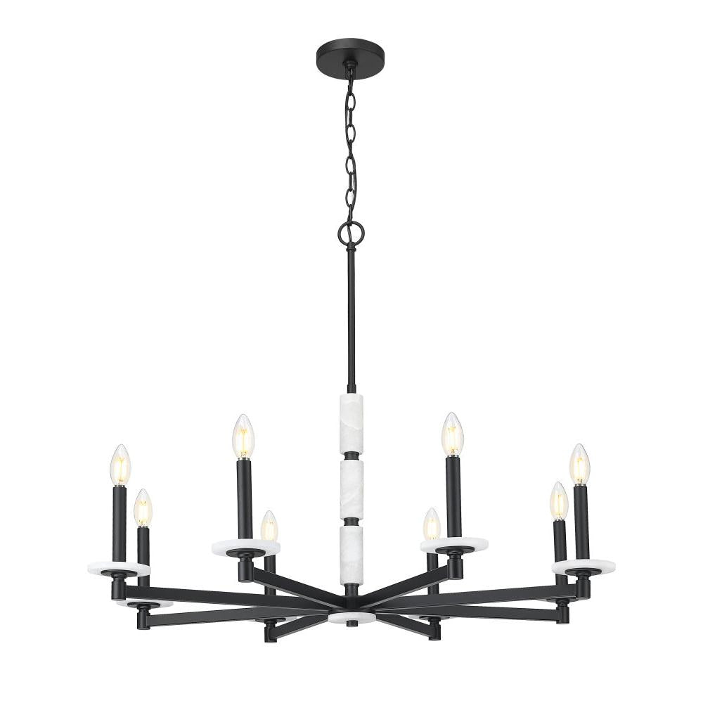 8 Light Chandelier-Alabaster
