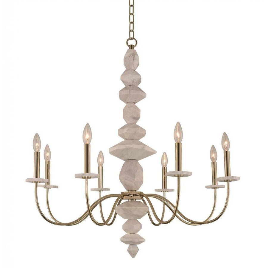 Carrara 34 Inch Chandelier – Champagne Gold – 304851CG