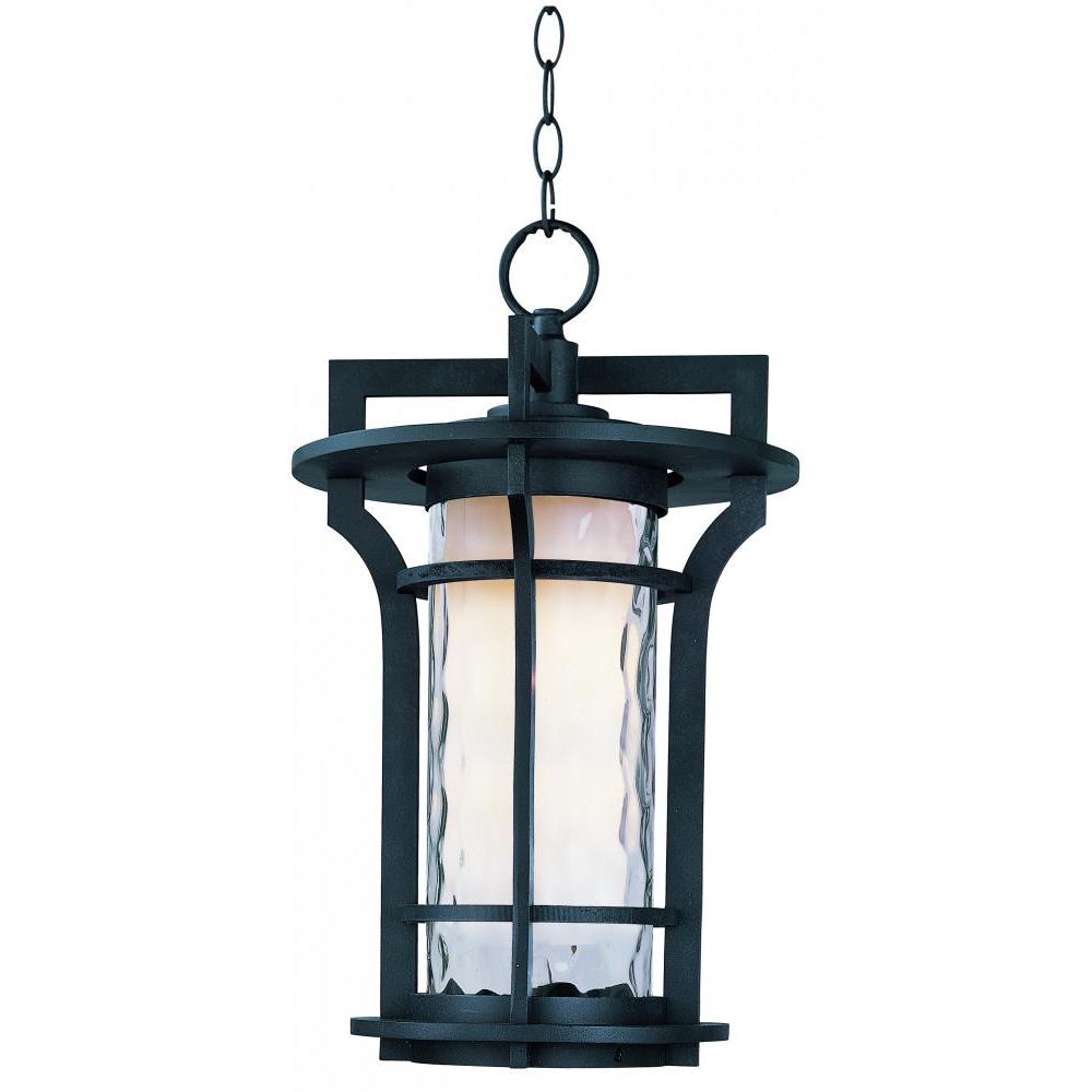 12 Inch Outdoor Hanging Lantern – Black Oxide