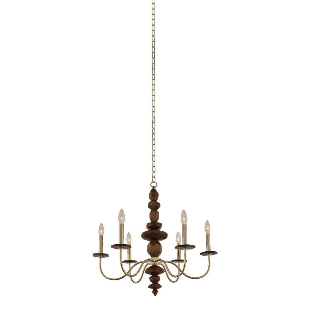 Lassen 6 Light Chandelier