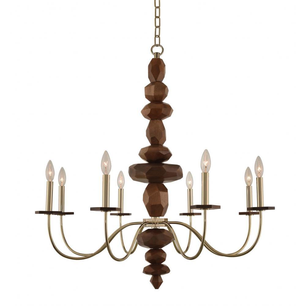 Lassen 34 Inch Chandelier – Champagne Gold – 304951CG